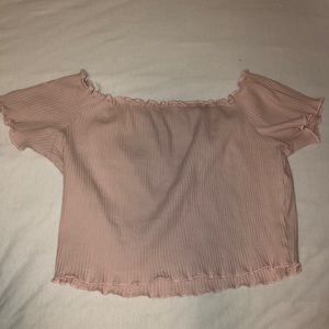 Pink crop top